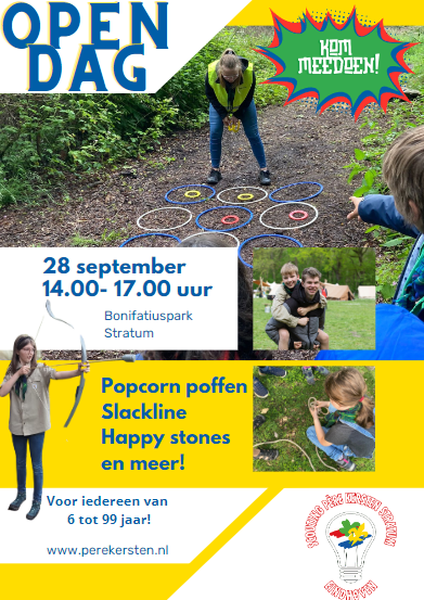 Open dag 28 september 2024 Scouting